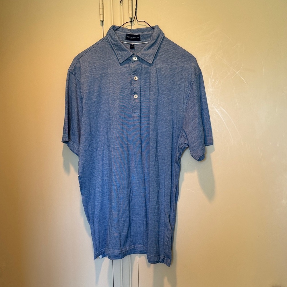 Peter Millar Blue Polo Shirt - Picture 3 of 8